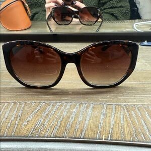 Tory Burch Brown Tortoise Sunglasses